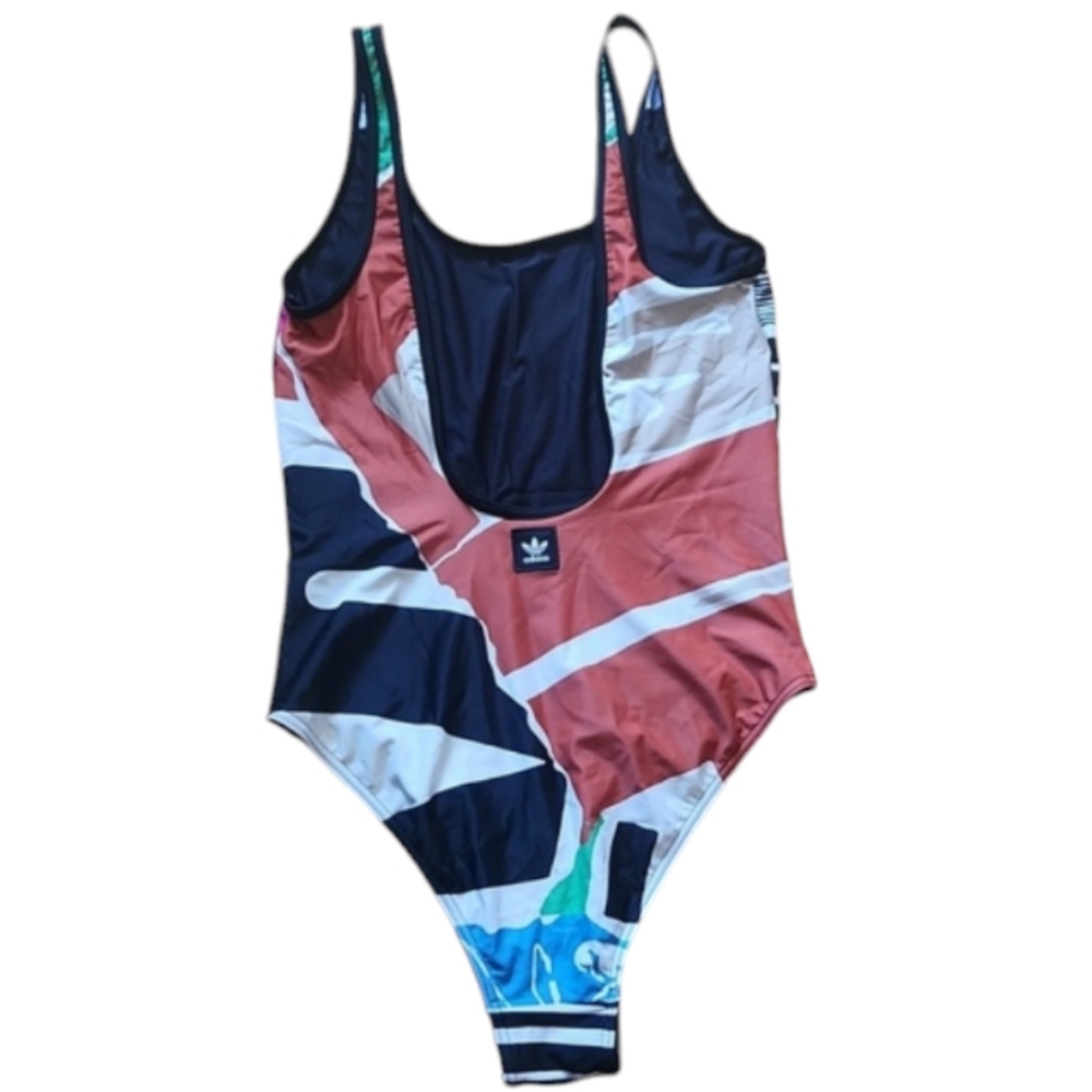Adidas barcode one piece swim/bodysuit - Picture 2 of 6